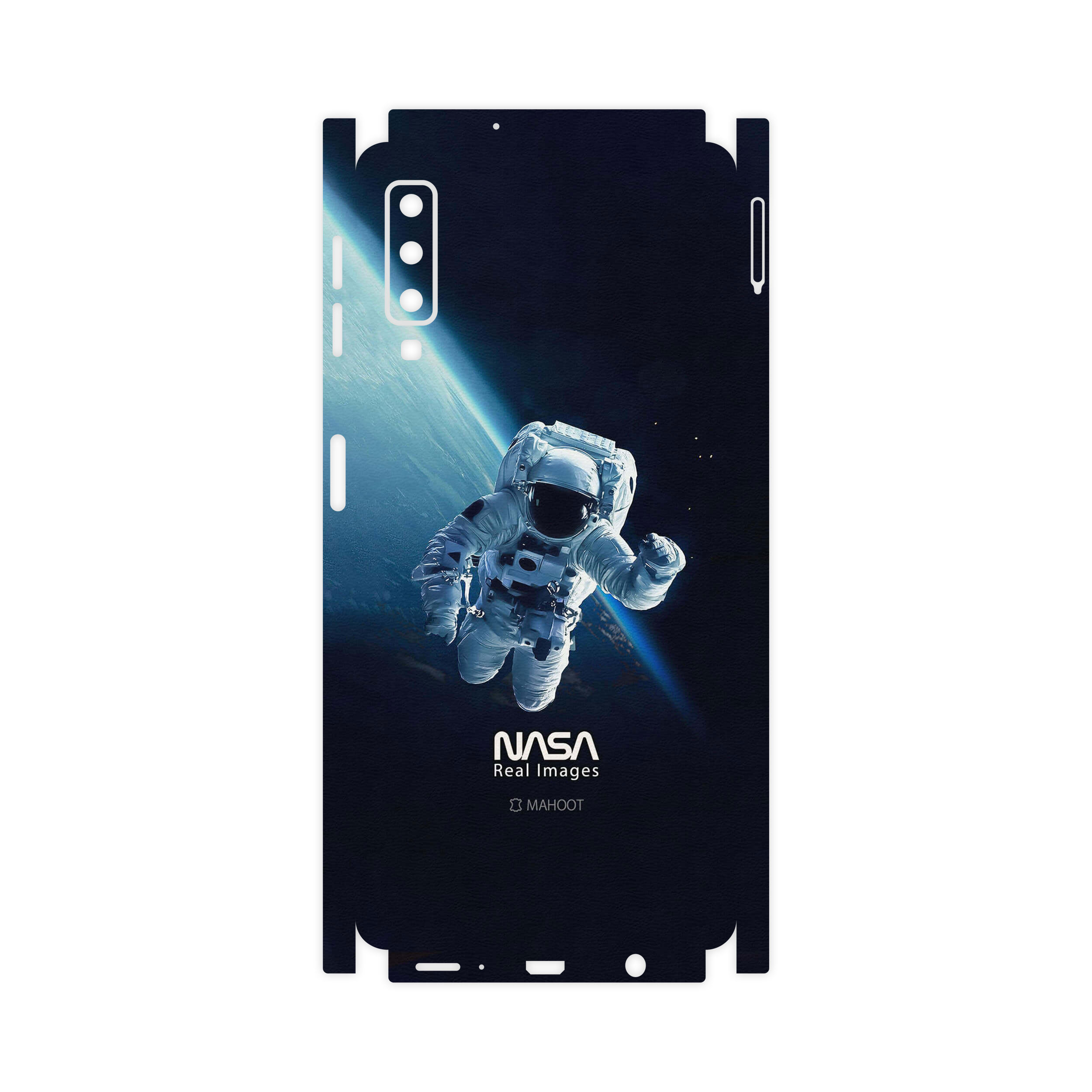 برچسب پوششی ماهوت مدل NASA-Astronaut-FullSkin مناسب برای گوشی موبایل سامسونگ Galaxy A7 2018