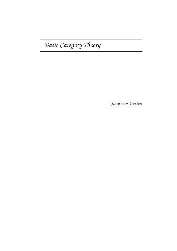 خرید و دانلود نسخه کامل کتاب Basic category theory