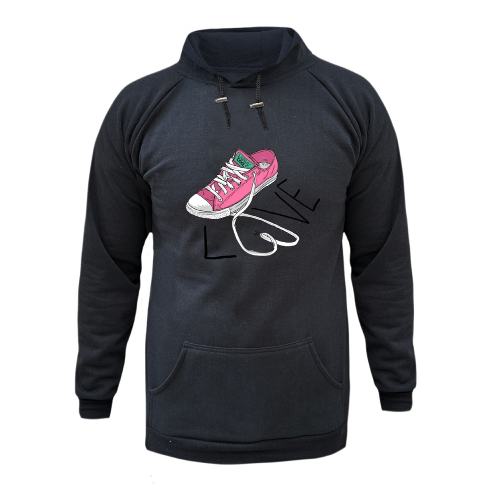 هودی زنانه مدل کتونی کد 7 رنگ ذغال سنگی