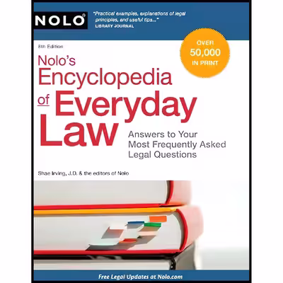 کتاب Nolo,s Encyclopedia of Everyday Law اثر Shae Irving and Nolo Editors انتشارات NOLO