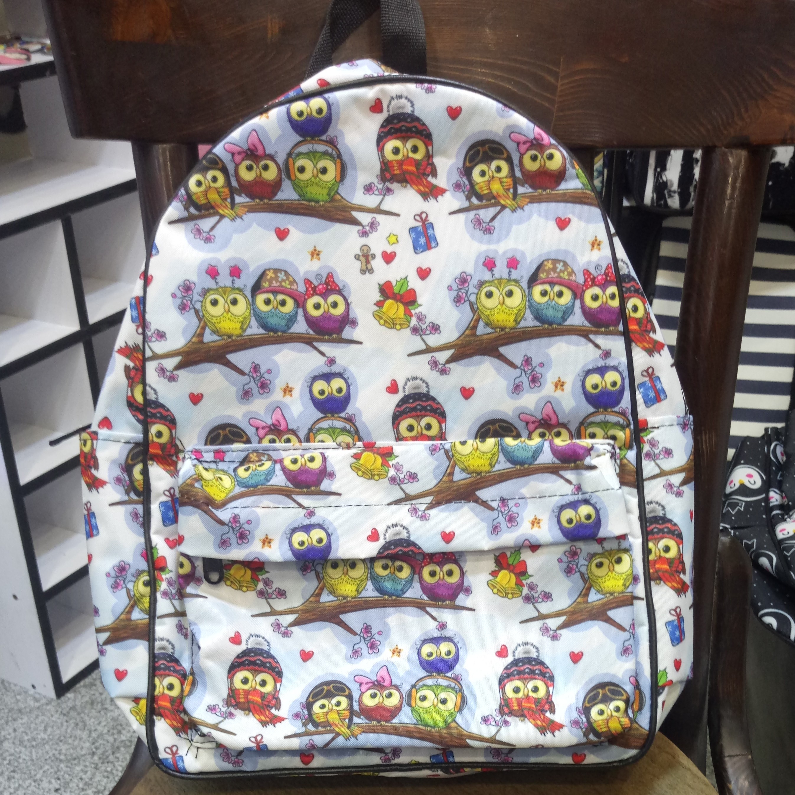 کوله پشتی مدرسه ای ابتدایی کیوت عکس دار جادار و ارزان قیمت 