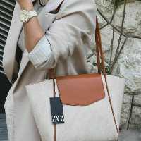 کیف زنانه فوق العاده شیک زارا دو رنگ