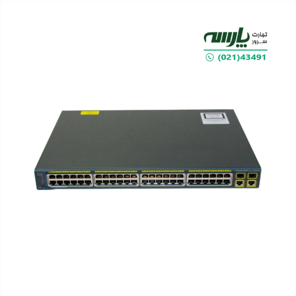 سوئیچ شبکه مدیریتی سیسکو 48 پورت WS-C2960-48PST-L