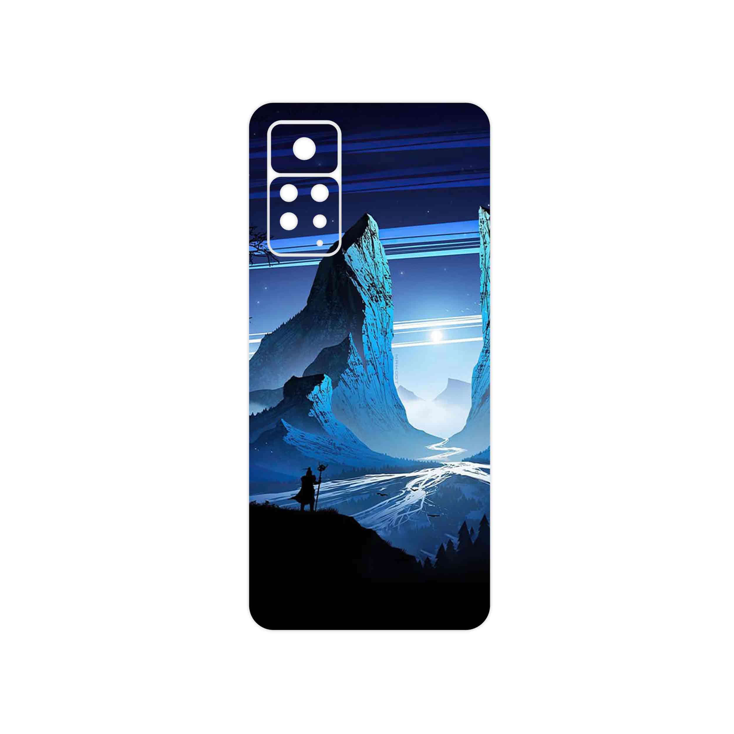 برچسب پوششی ماهوت مدل Blue Mountains Digital Art مناسب برای گوشی موبایل شیائومی Redmi Note 11 Pro Plus 5G (India)