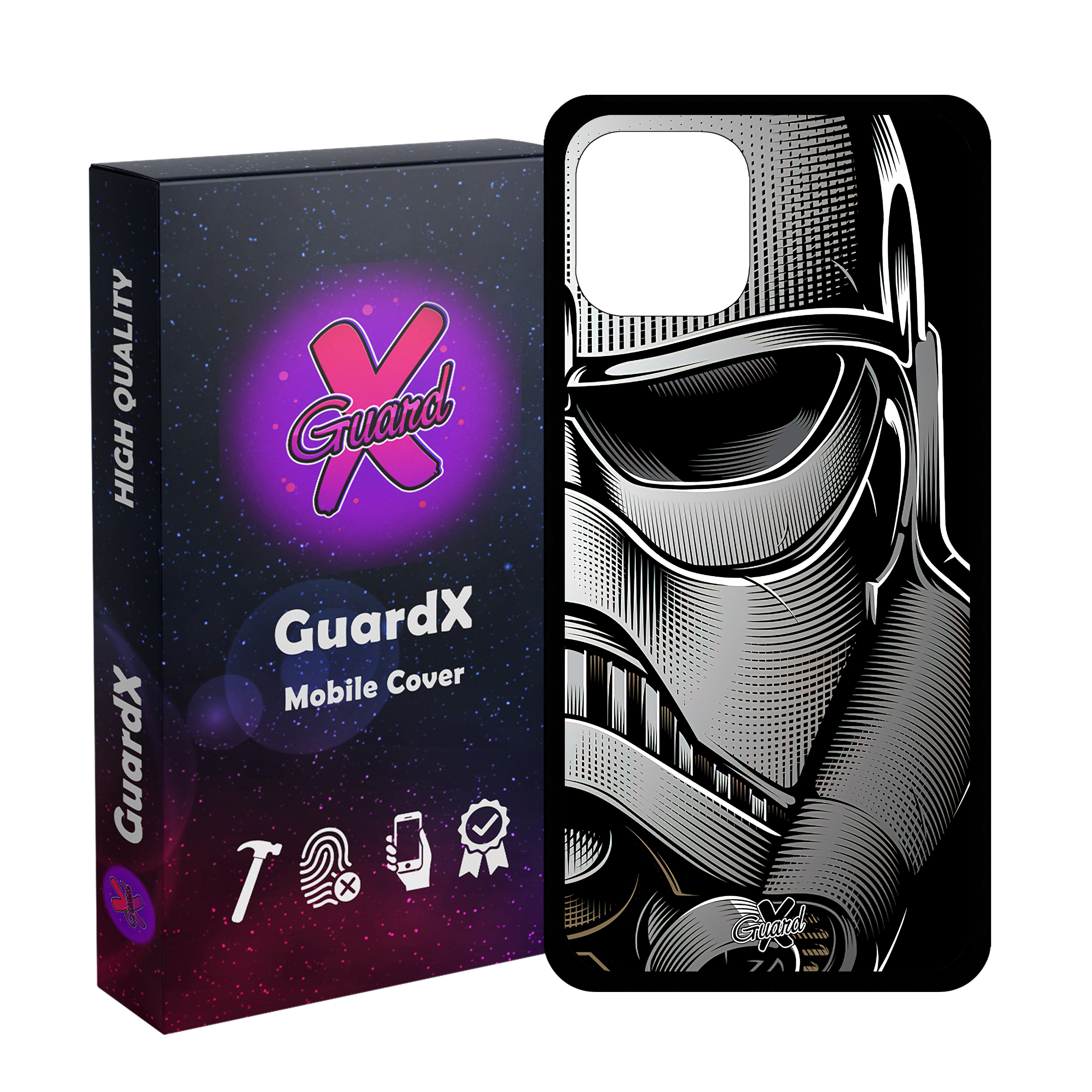 کاور گارد ایکس طرح جنگ ستارگان مدل Glass10454 مناسب برای گوشی موبایل اپل iPhone 11 Pro