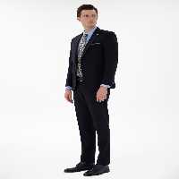 کت و شلوار مردانه سرمه ای پیرکاردین - فروشگاه لباس شهرمون