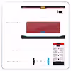 برچسب پوششی ماهوت مدل Red-Leather مناسب برای تبلت ایسوس Zenpad 3S 10 2017 Z500KL
