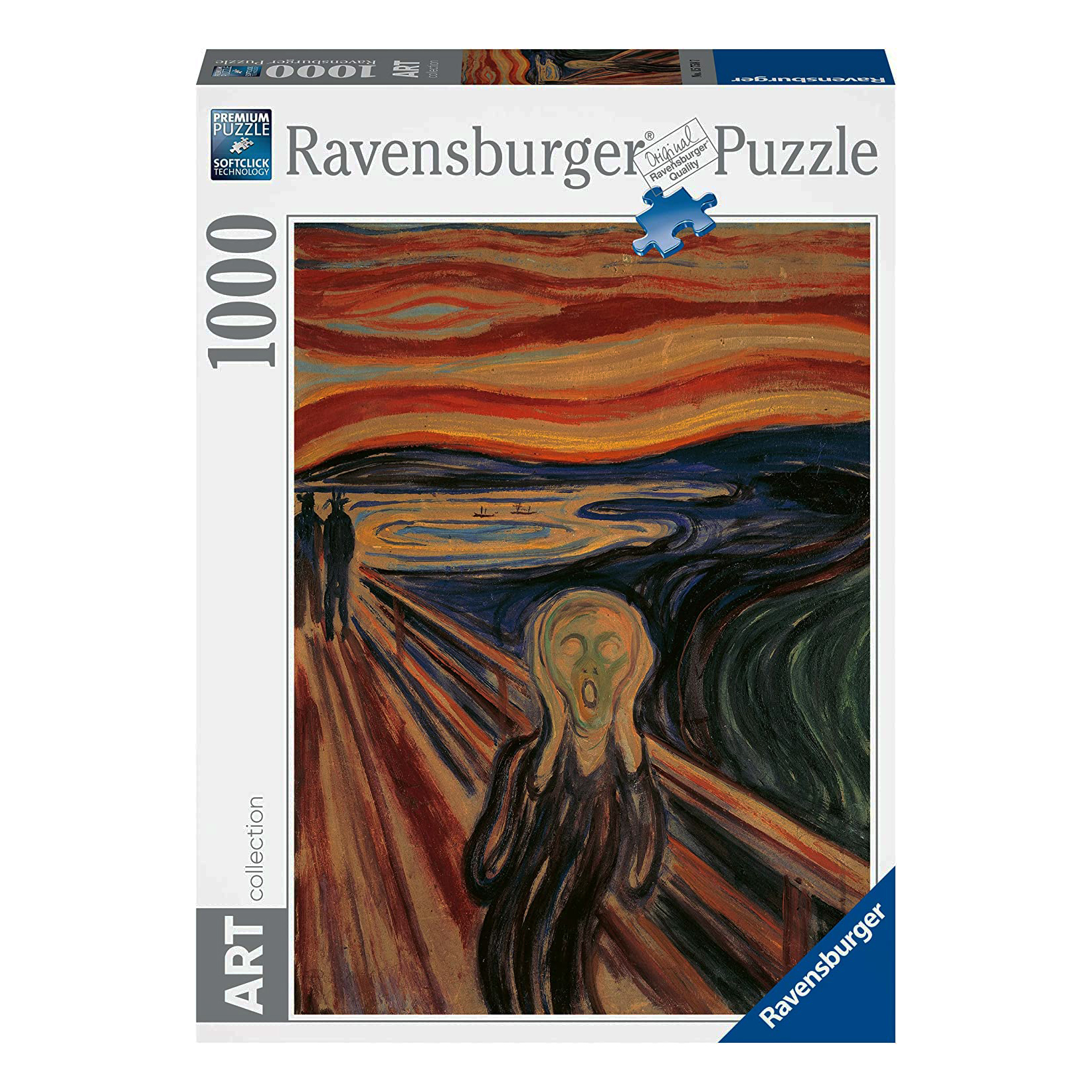 پازل 1000 تکه راونزبرگر مدل Scream Edvard Munch کد 15758