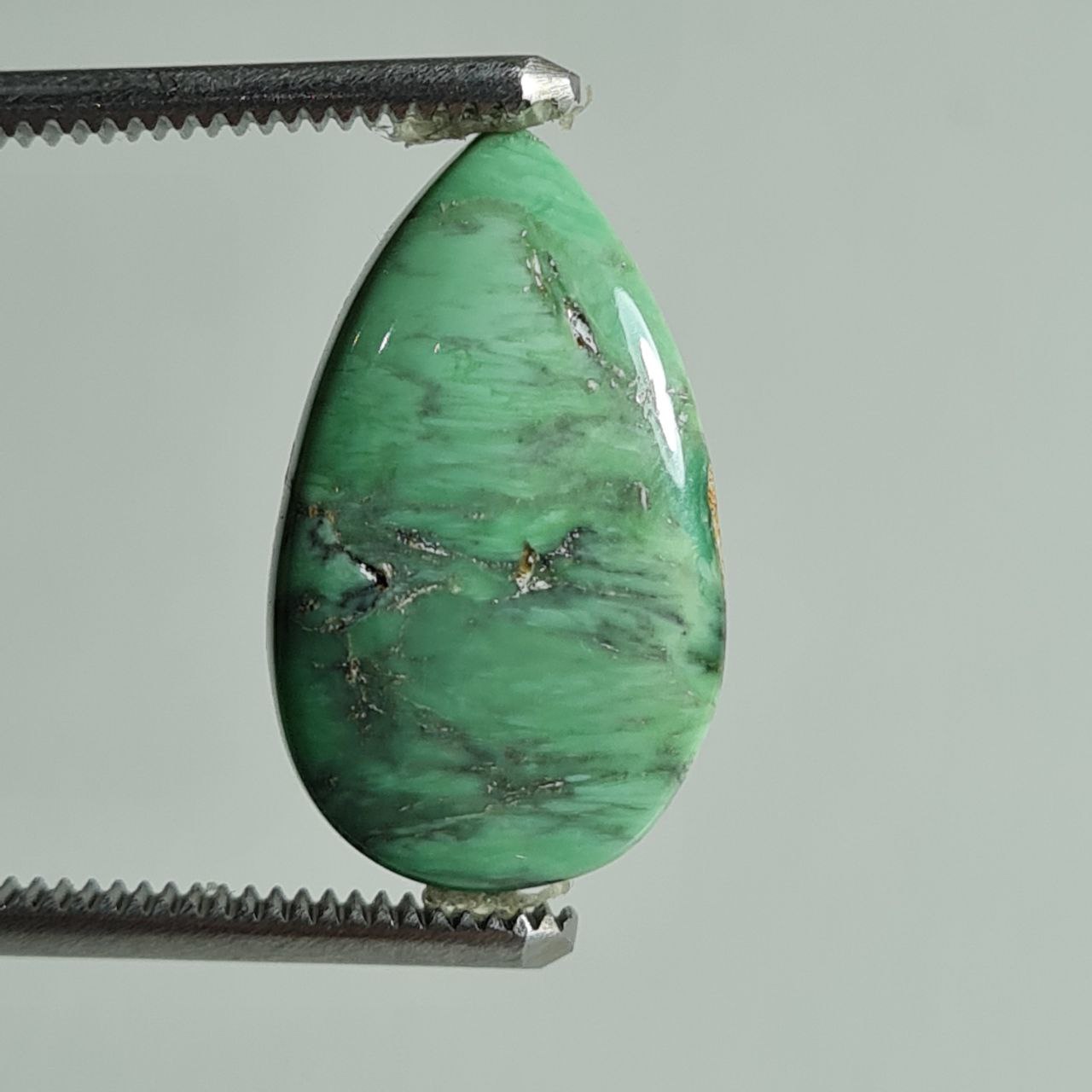 سنگ واریسیت طبیعی سبز اشکی 5123