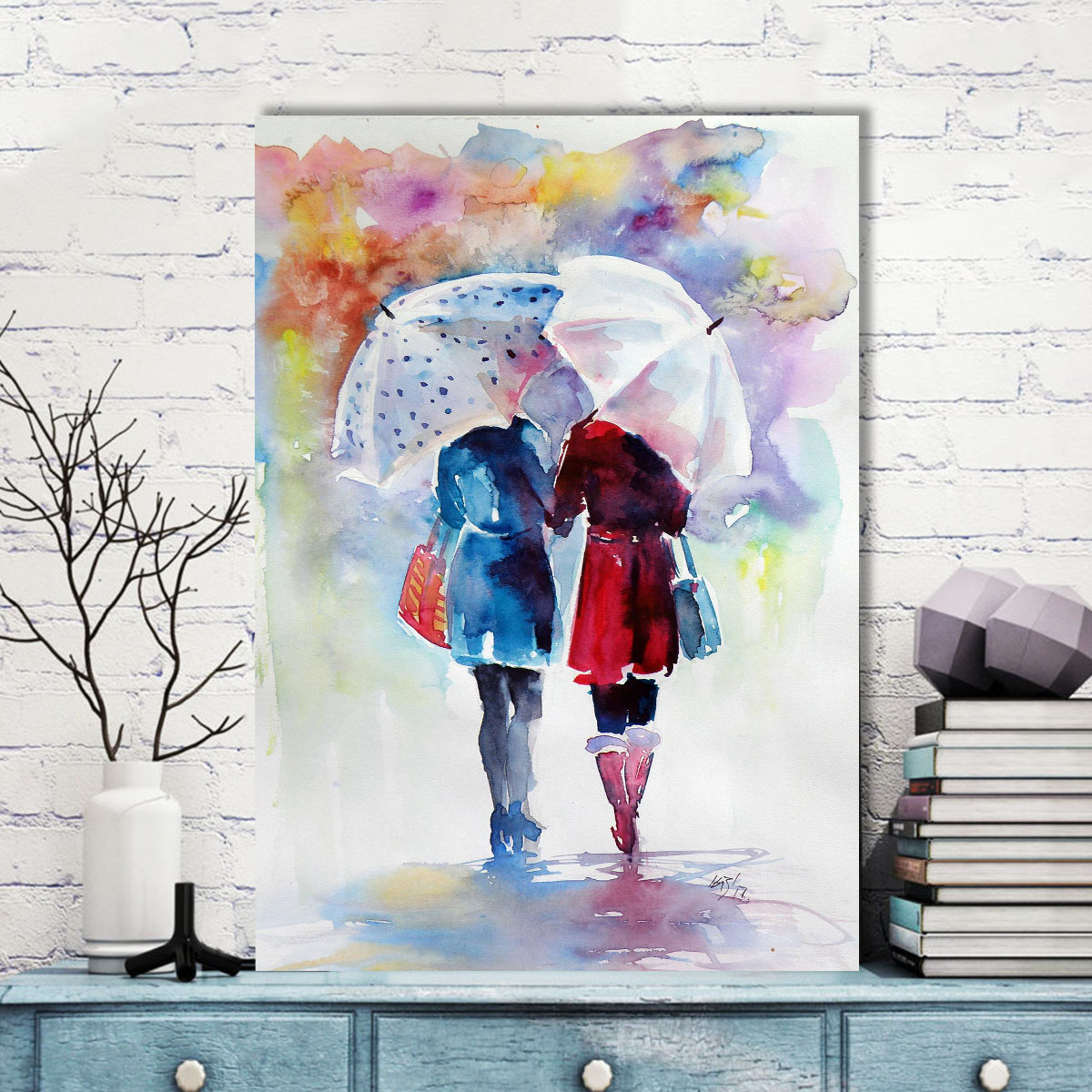 تابلو شاسی گالری استاربوی طرح دخترانه مدل هنری 254