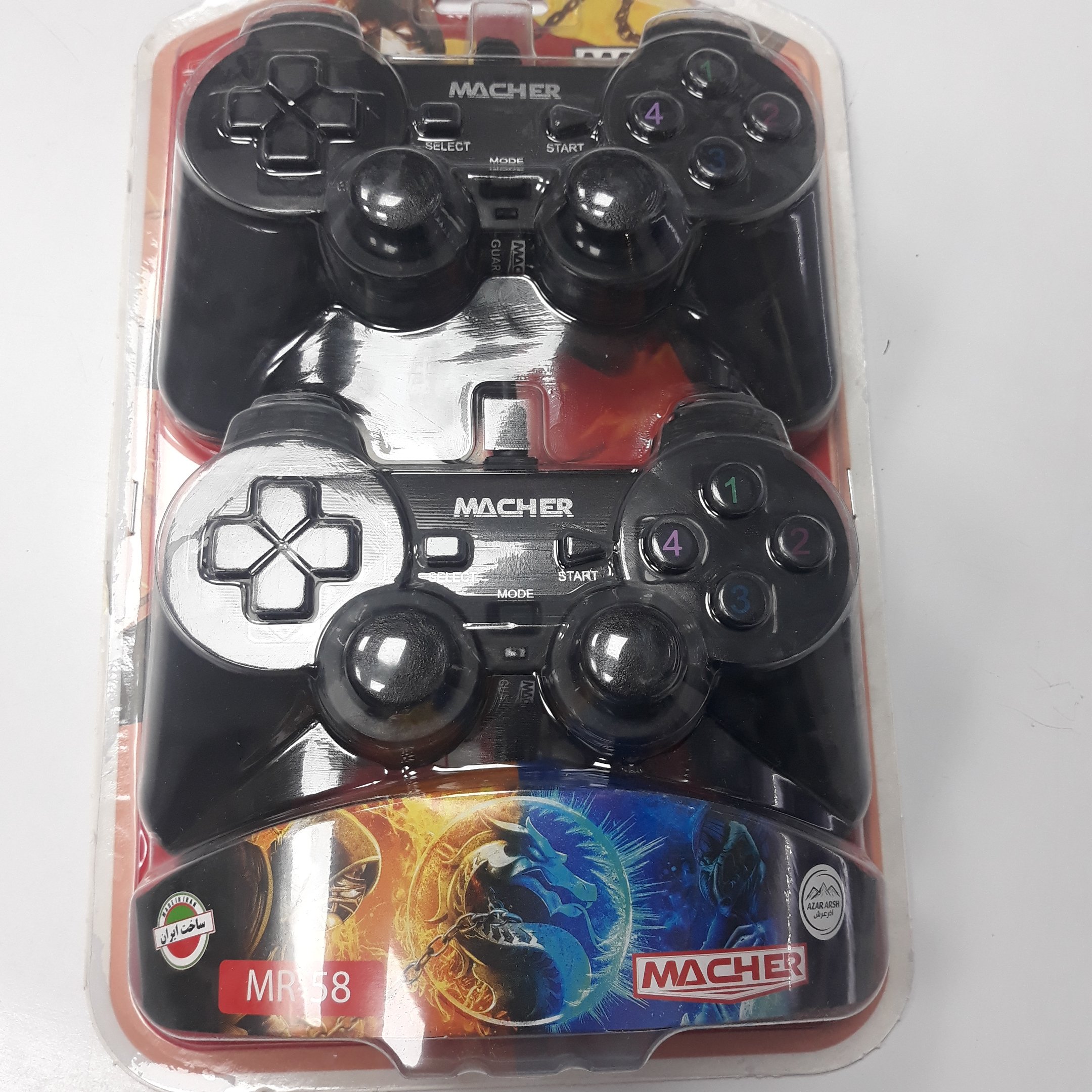 دسته دوبل سیم دار شوک دار مچر MR58