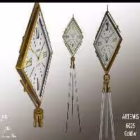 ساعت ایستاده آرتمیس کد 6025 Gold White طلایی سفید