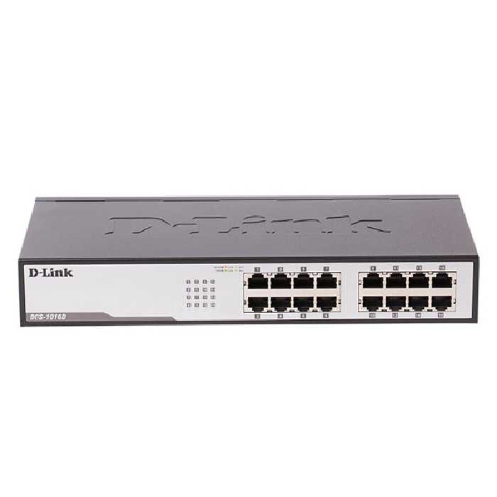 D-Link DGS-1016D 16-Port Gigabit Desktop Switch - تکنو لینک 148