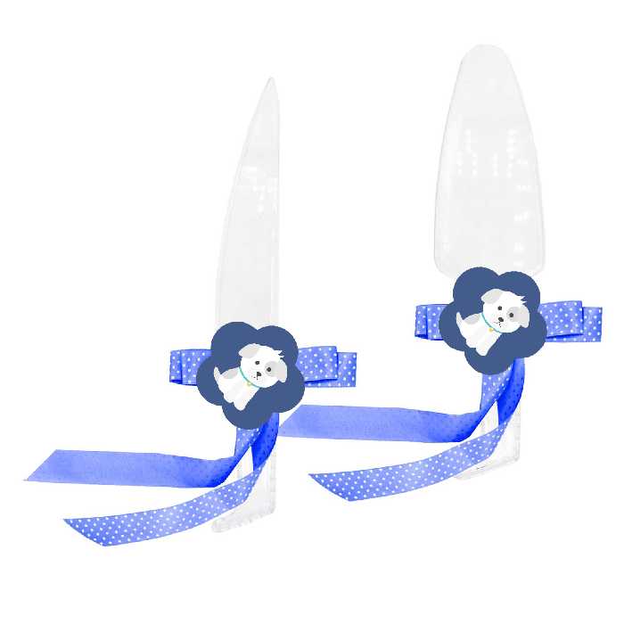 ست کارد و کفگیر سرو کیک مدل پاپی