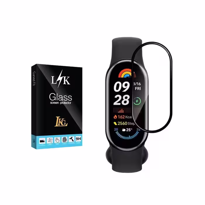 محافظ صفحه نمایش ال کا جی مدل PMMA مناسب برای ساعت هوشمند شیائومی Mi Band 4 | کالا برتری