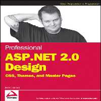 خرید و دانلود نسخه کامل کتاب Professional ASPNET 20 design: CSS, themes, and master pages