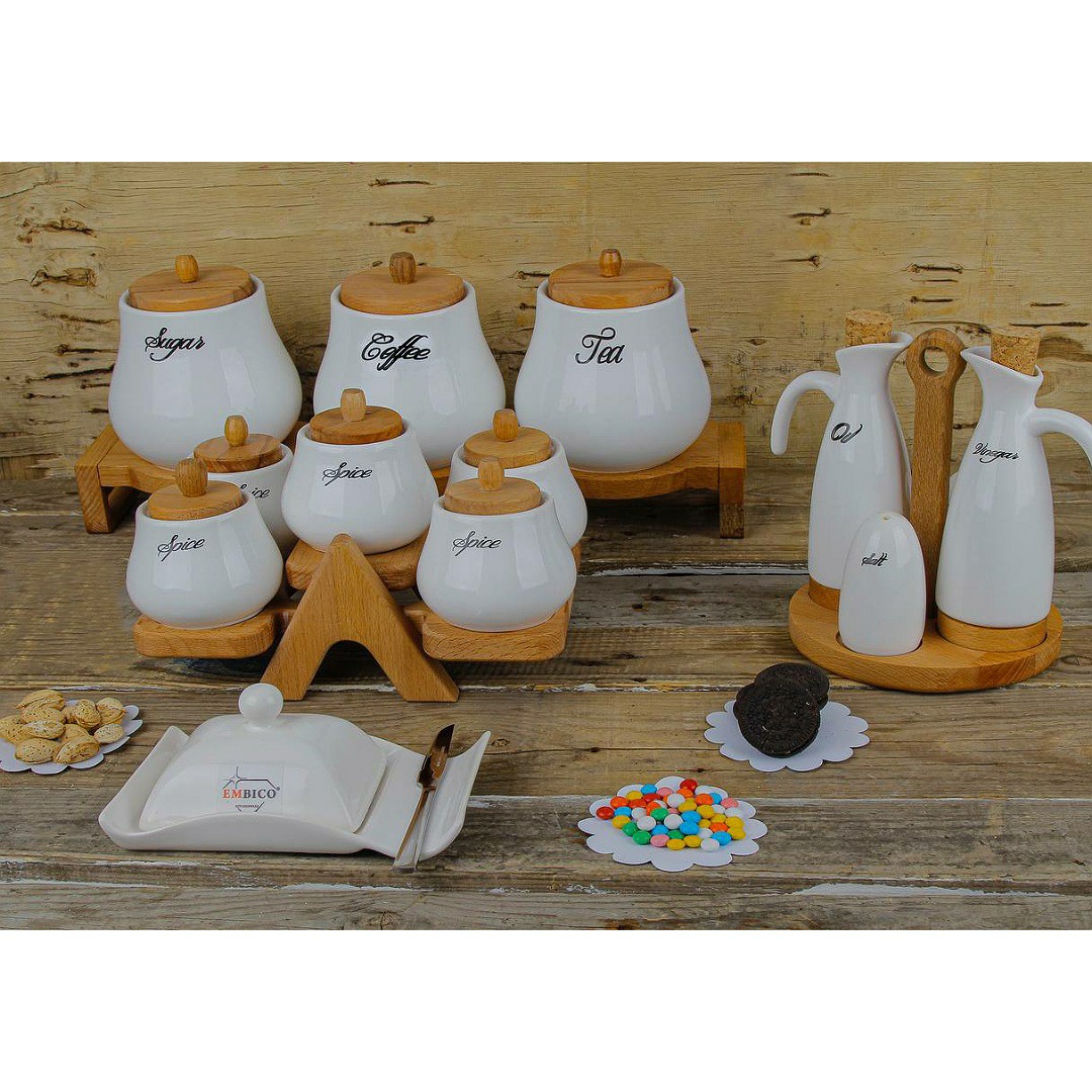 سرویس پا سماوری و جای ادویه جات مودنا  26 پارچه 