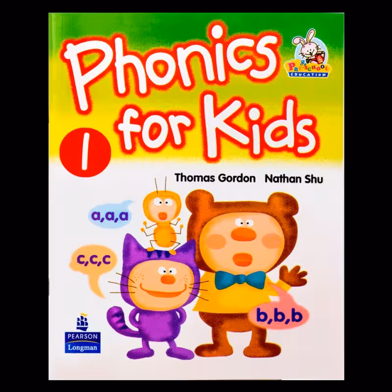 کتاب فونیکس فور کیدز phonics for kids 1 مخصوص آموزش زبان کودکان 
