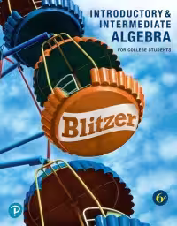 خرید و دانلود نسخه کامل کتاب Introductory and Intermediate Algebra for College Students (6th Edition) BY Blitzer - Pdf