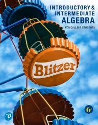 خرید و دانلود نسخه کامل کتاب Introductory and Intermediate Algebra for College Students (6th Edition) BY Blitzer - Pdf