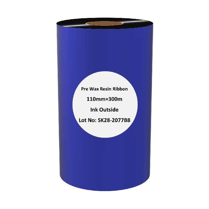 ریبون پرینتر لیبل زن مدل Wax Resin 110mmx300m