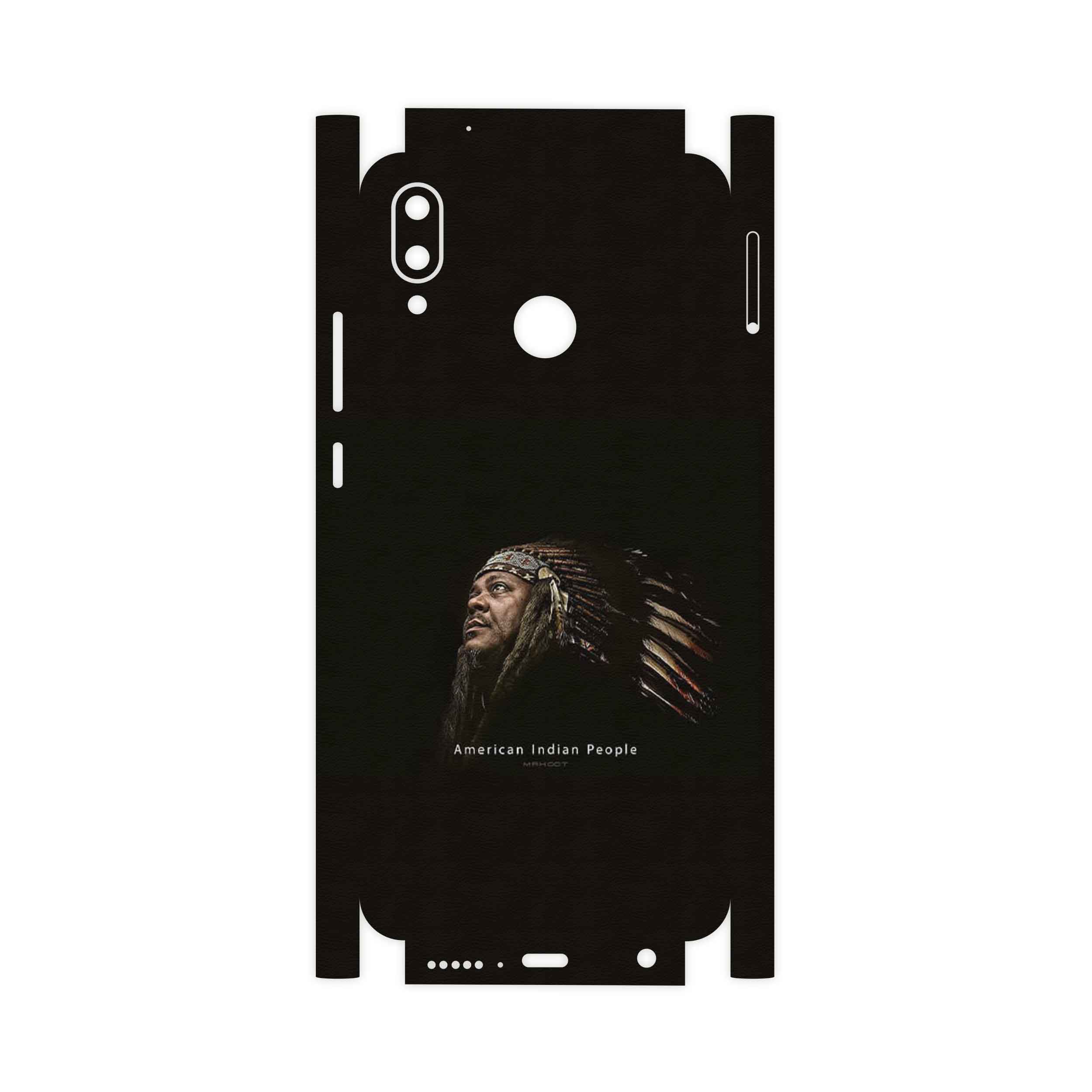 برچسب پوششی ماهوت مدل Portrait of an Indian Man-FullSkin مناسب برای گوشی موبایل هوآوی Nova 3e
