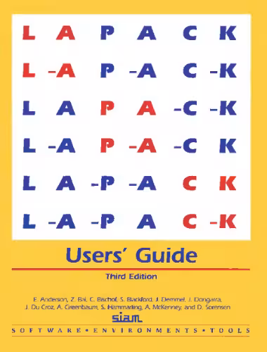 خرید و دانلود نسخه کامل کتاب LAPACK Users' Guide (Software, Environments and Tools)