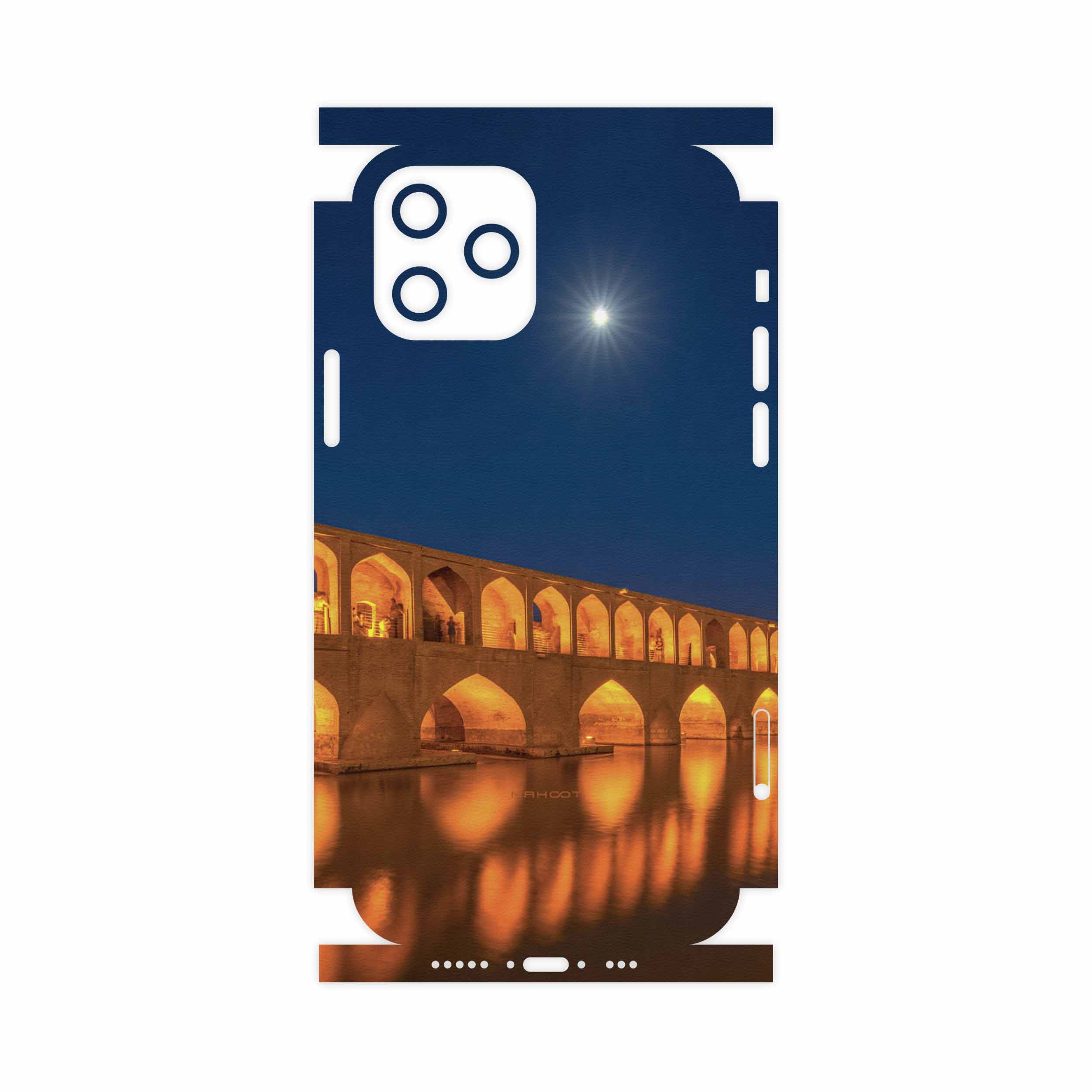 برچسب پوششی ماهوت مدل Si-O-Se-Pol-FullSkin مناسب برای گوشی موبایل اپل iPhone 12 Pro