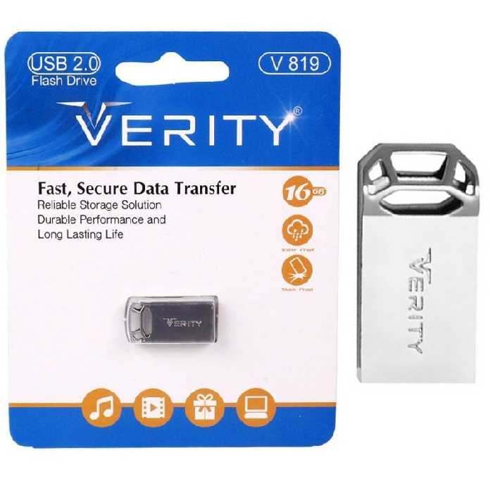 فلش 16 گیگ ورایتی Verity V-819 ضمانت مادام العمر (فلش مموری 16 گیگابایت)