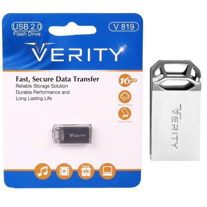 فلش 16 گیگ ورایتی Verity V-819 ضمانت مادام العمر (فلش مموری 16 گیگابایت)