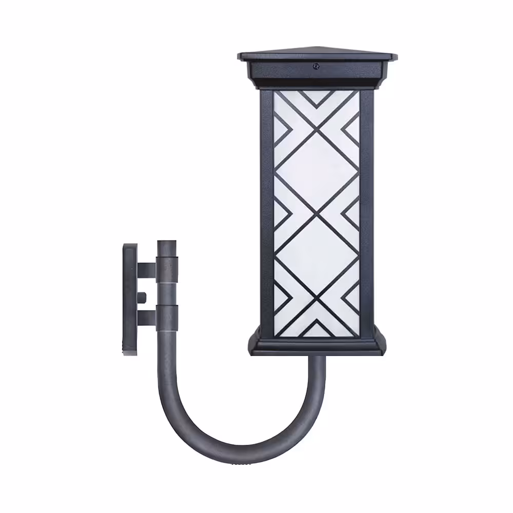 چراغ دیواری حیاطی و پارکی بیتانور مدل درتا بلند طرح دار کد 480922BT