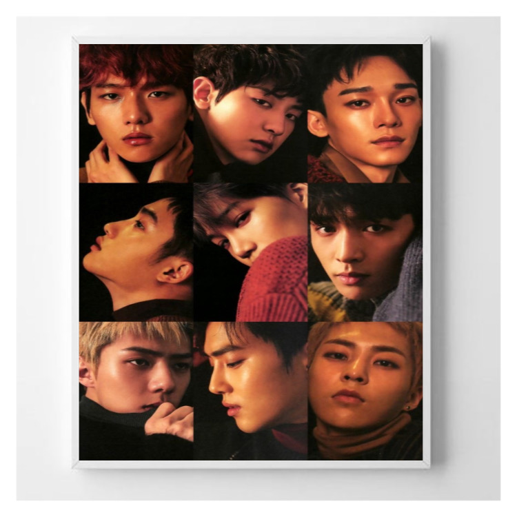  تابلو آشکارا طرح exo کد 018