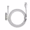 کابل تبدیل USB به USB-C/microUSB-لایتنینگ باسئوس مدل CA1T3-AG1 طول 1 متر