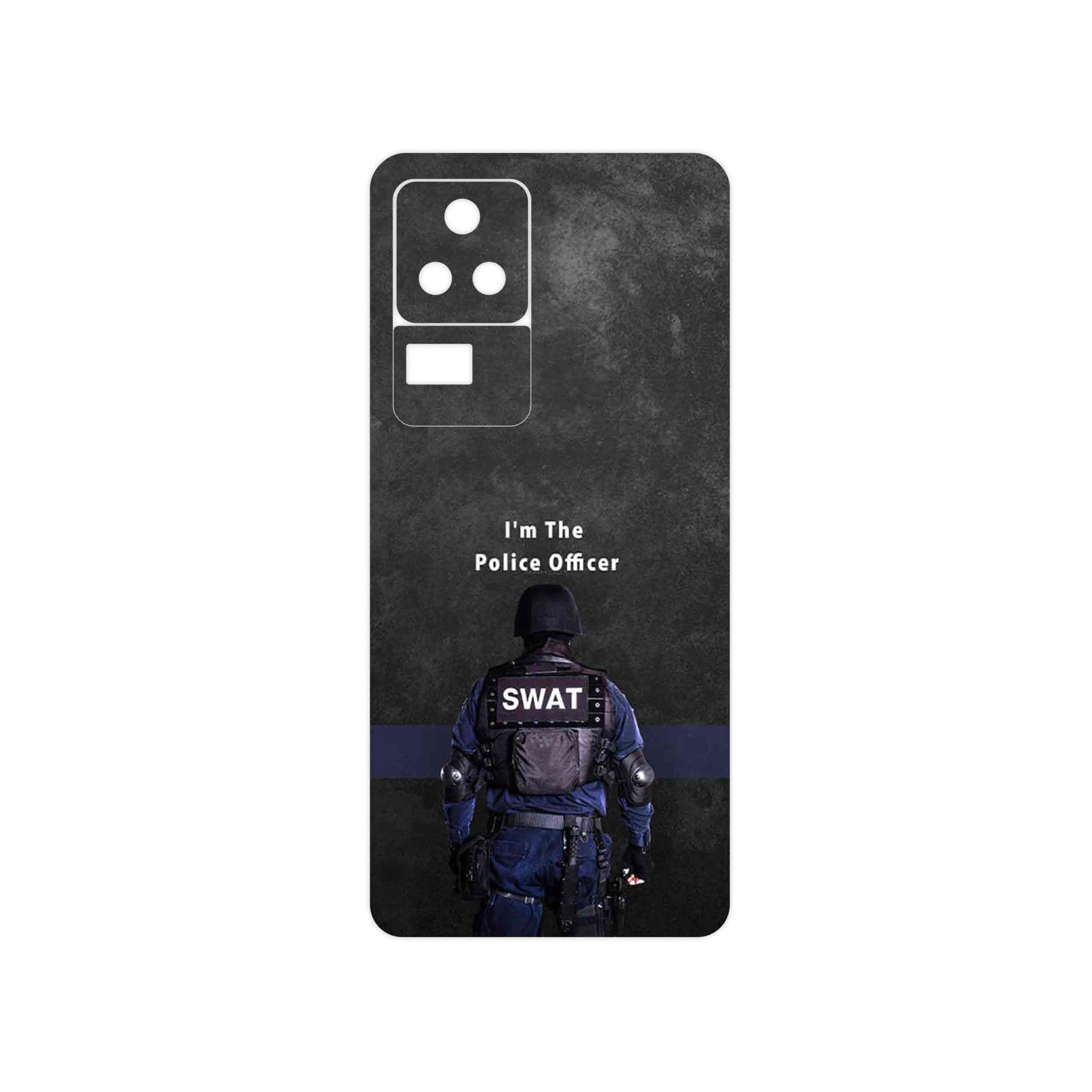 برچسب پوششی ماهوت مدل Police Officer مناسب برای گوشی موبایل شیائومی Poco F4 5G