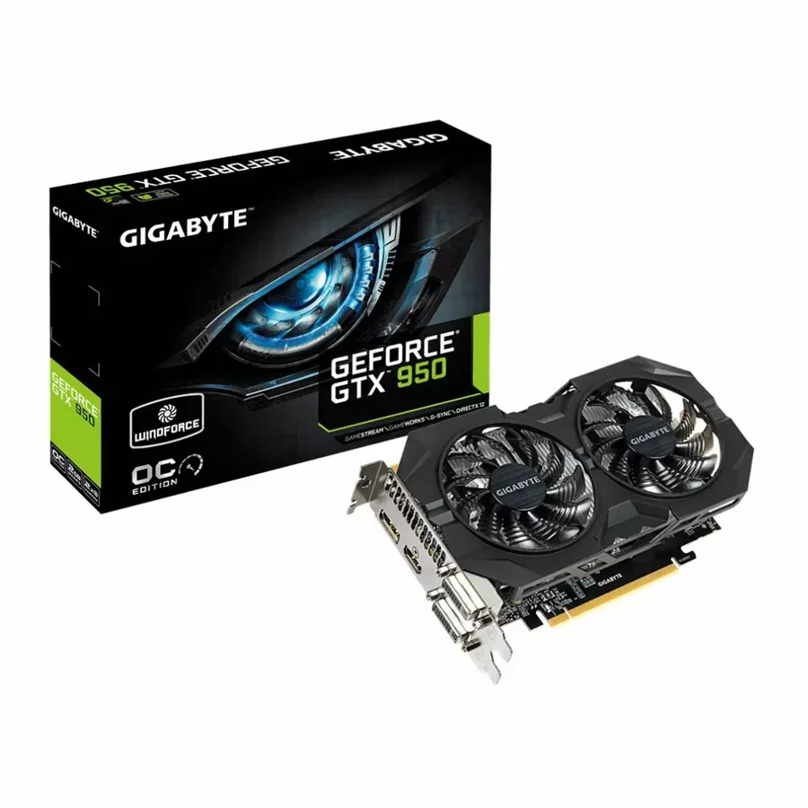 کارت گرافیک گیگابایت GTX 950 WF 2X OC 2GB GDDR5