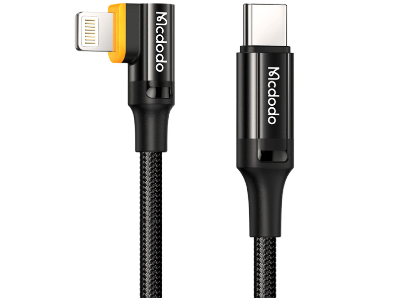 کابل فست شارژ گیمینگ Type-C به Lightning مک دودو مدل CA-1260 به طول 1.2 متر (دارای قطع کن خودکار)