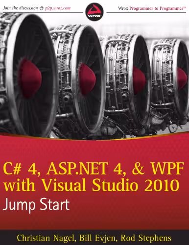 خرید و دانلود نسخه کامل کتاب C# 4, ASP.NET 4, and WPF, with Visual Studio 2010 Jump Start