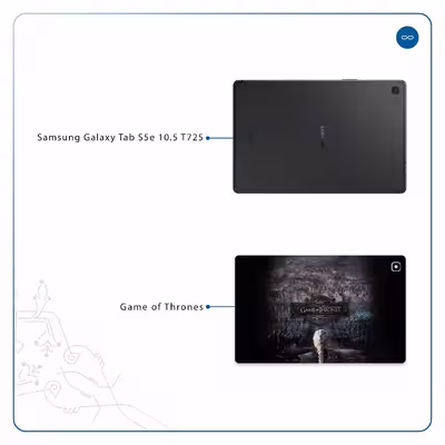 برچسب پوششی ماهوت مدل Game of Thrones مناسب برای تبلت سامسونگ Galaxy Tab S5e 10.5 2019 T725