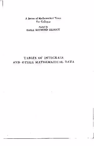 خرید و دانلود نسخه کامل کتاب Tables of Integrals and Other Math. Data