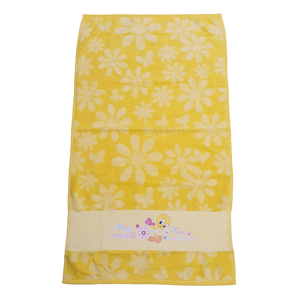 حوله دستی ازدیلک طرح Tweety سایز 90×50 سانتیمتر