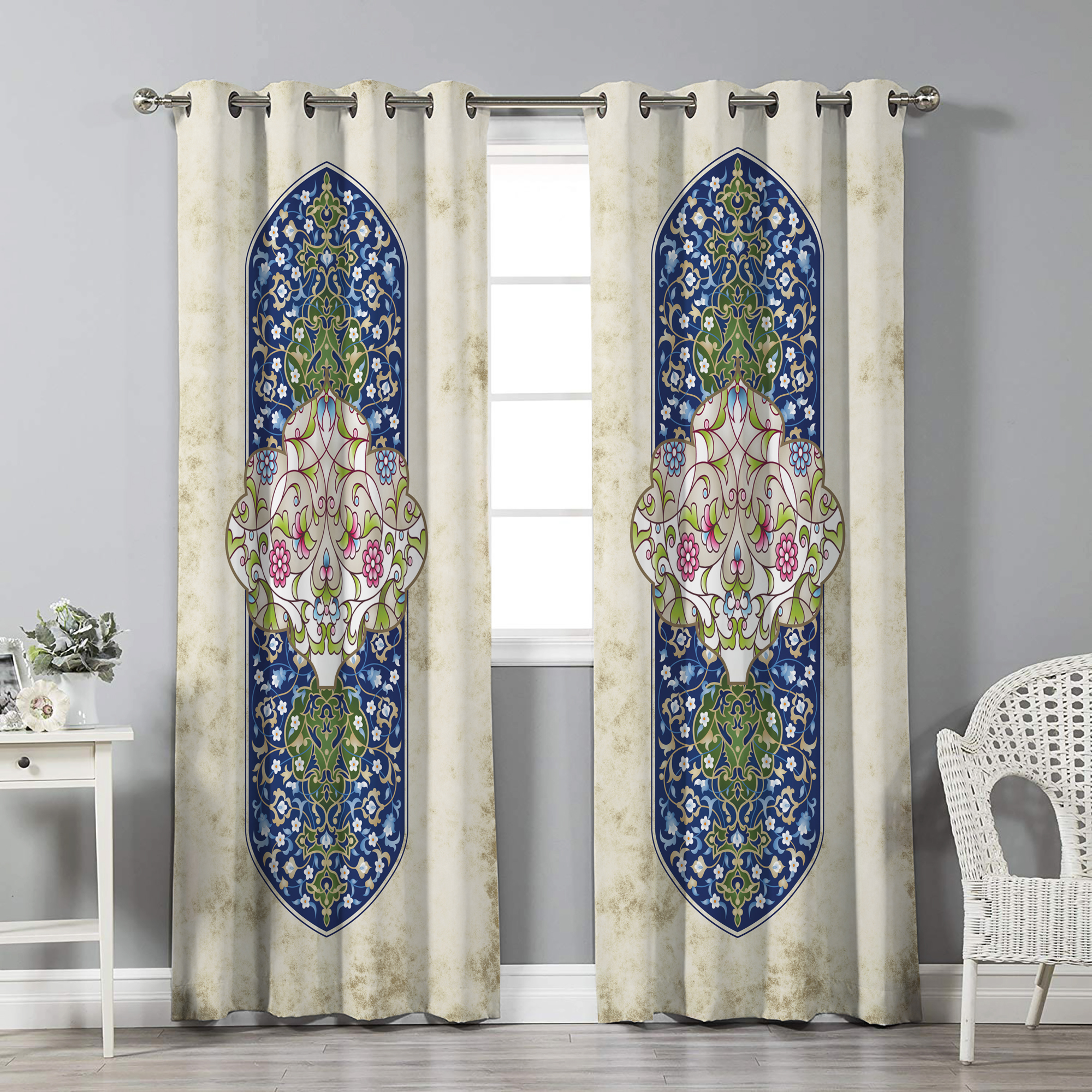 پرده نیروانا مدل pl2103 سایز 280 × 140 سانتی متر