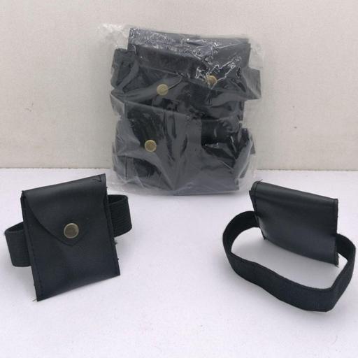 بازوبند دوختی چرمی کوچک رنگ سیاه