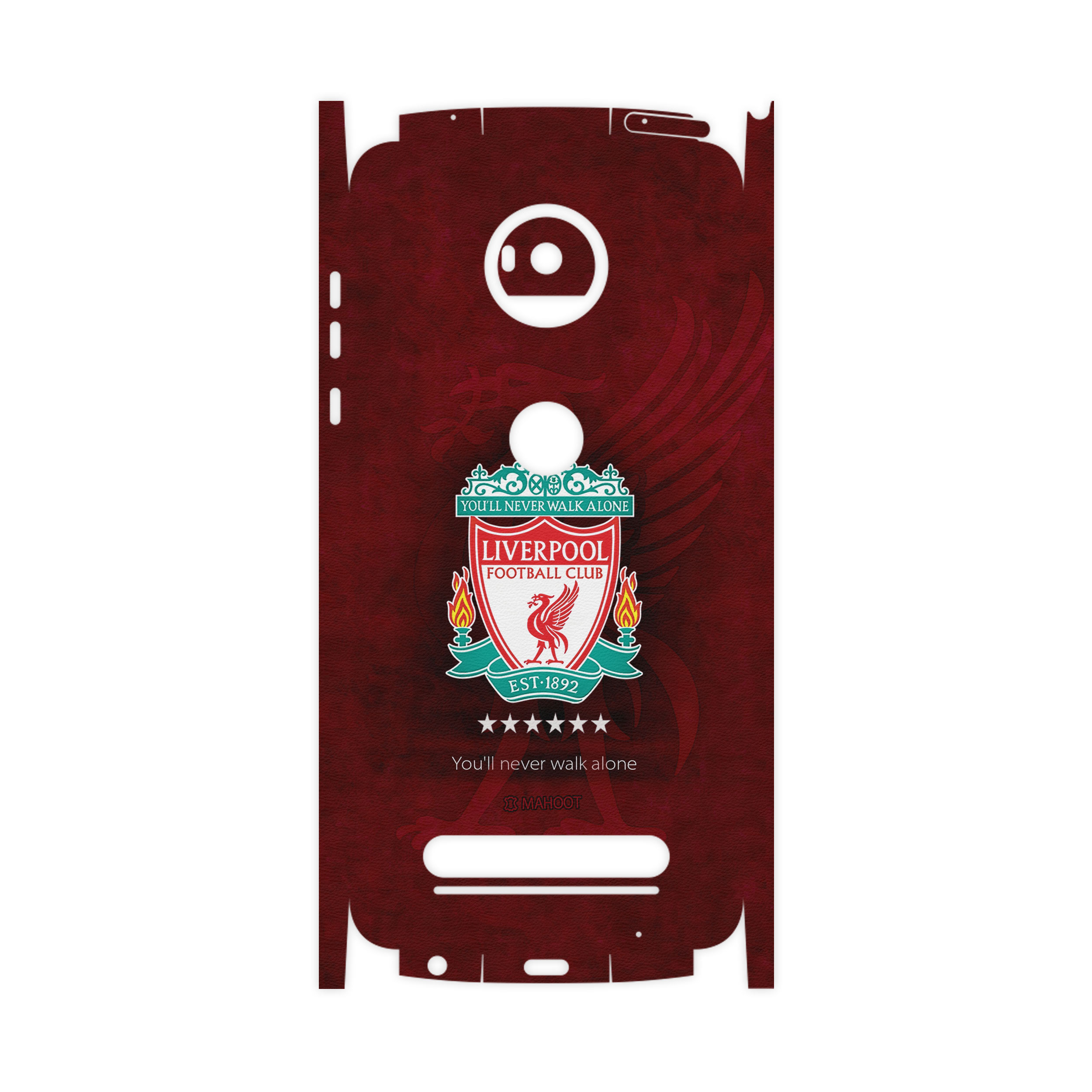 برچسب پوششی ماهوت مدل Liverpool-FC-FullSkin مناسب برای گوشی موبایل موتورولا Moto Z2 Play