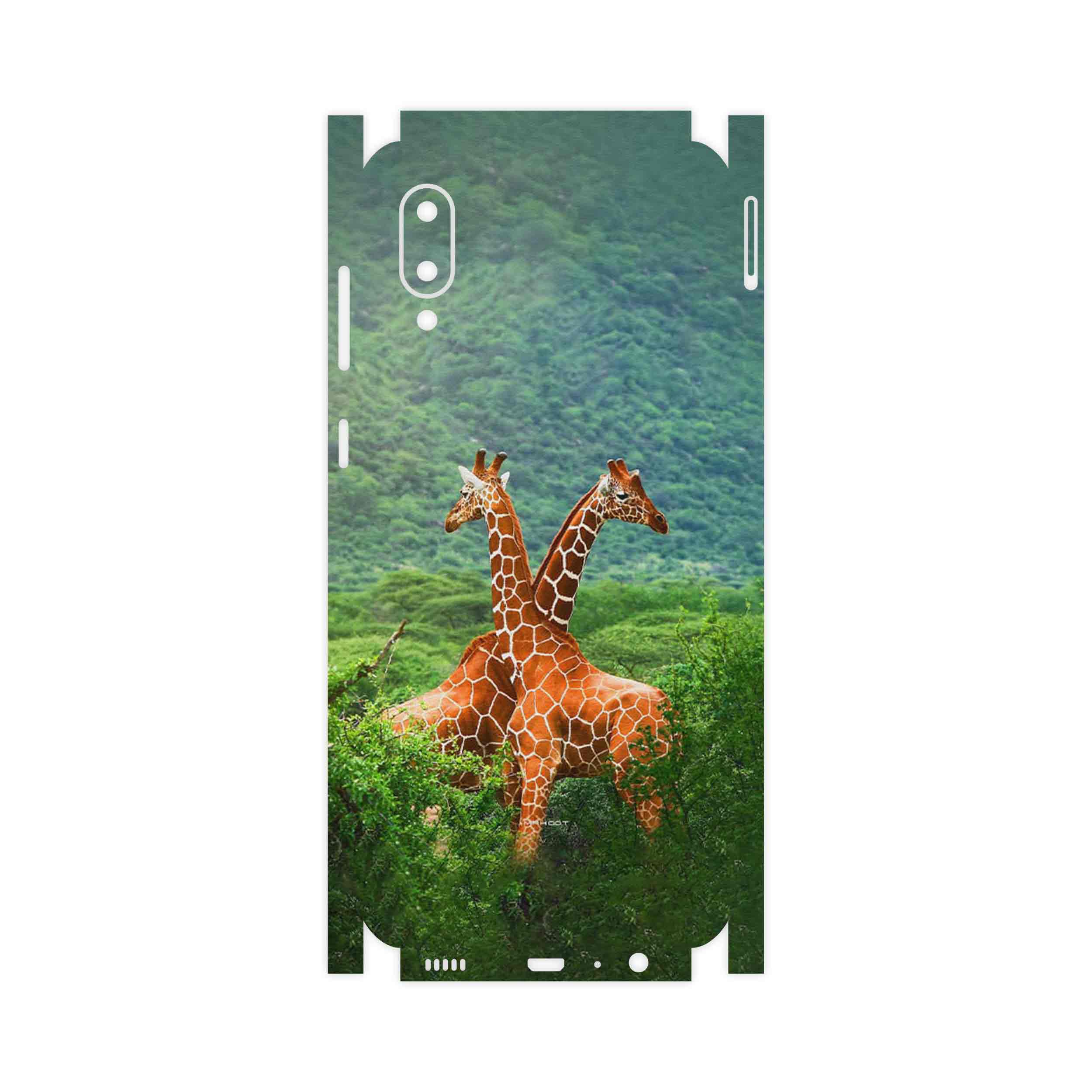 برچسب پوششی ماهوت مدل Giraffe-FullSkin مناسب برای گوشی موبایل سامسونگ Galaxy A02