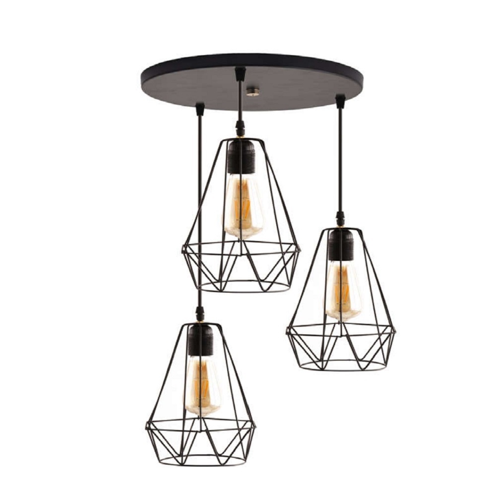 لوستر سه شعله کد 1089