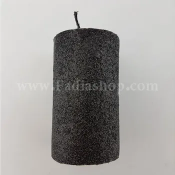 شمع استوانه اکلیلی مشکی 5-9