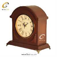 ساعت رومیزی اورجینال آیلی آلیاژ فلزی-چوب قهوه ای| کد رفرنس 777A