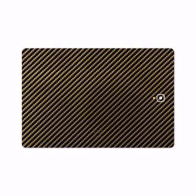 برچسب پوششی ماهوت مدل Glossy-Brown-Fiber مناسب برای تبلت سامسونگ Galaxy Tab S4 10.5 2018 T830