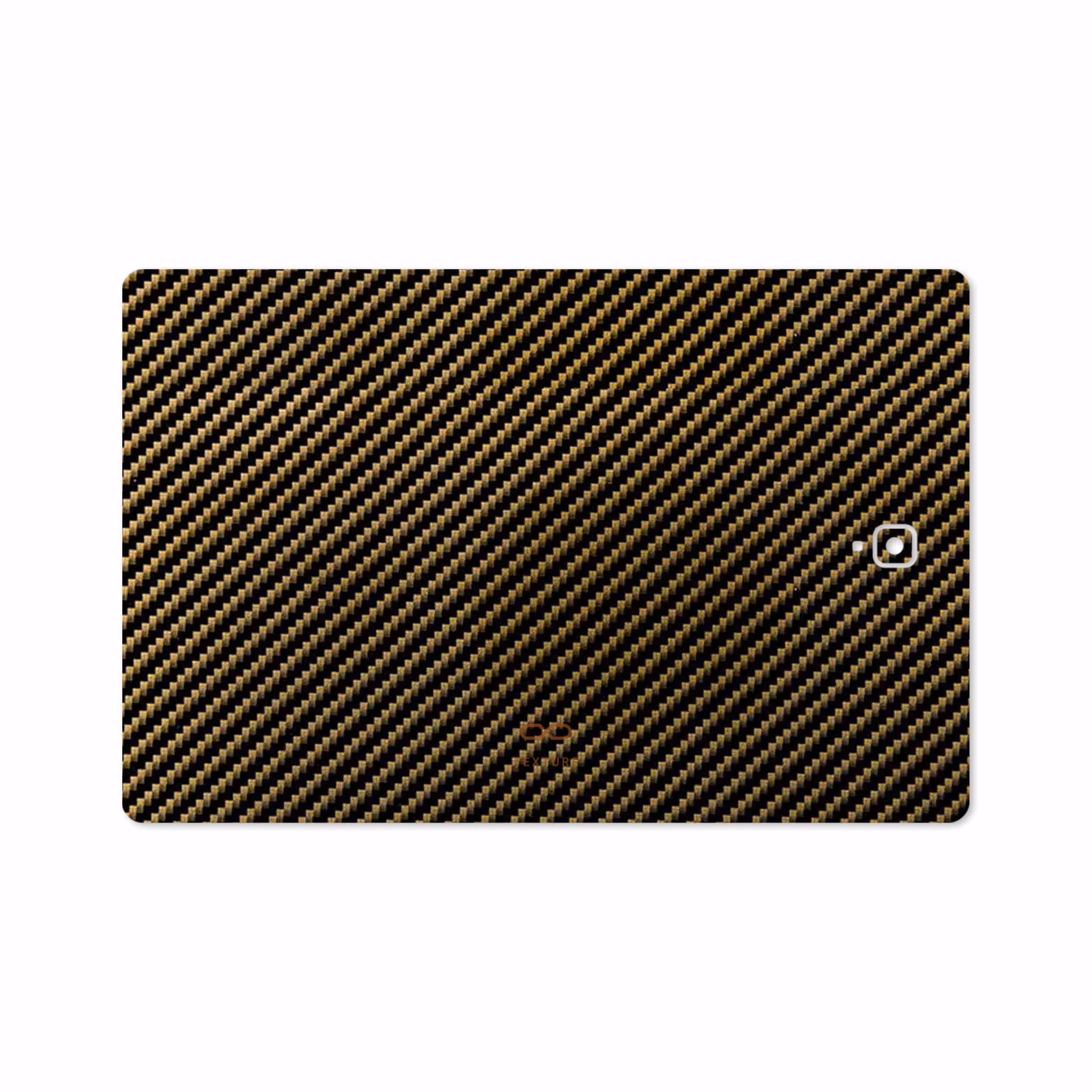 برچسب پوششی ماهوت مدل Glossy-Brown-Fiber مناسب برای تبلت سامسونگ Galaxy Tab S4 10.5 2018 T830