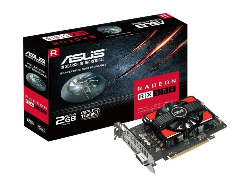 کارت گرافیک ایسوس RX550-2G